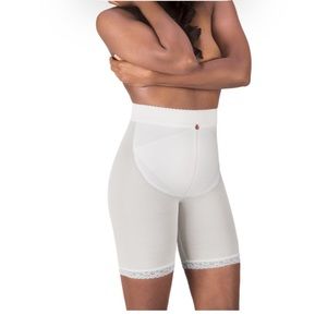 Design Veronique Non Zippered TRAM Flap Girdle #1450 Latex Formaldehyde Free Med
